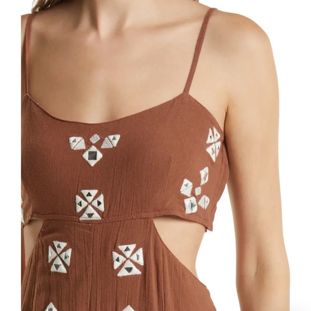 Free People Brown Jumpsuit